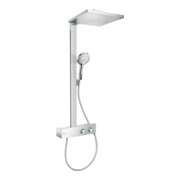 hansgrohe Showerpipe Raindance E 1j, m ShowerTablet 350 Thermostat, chrom-4