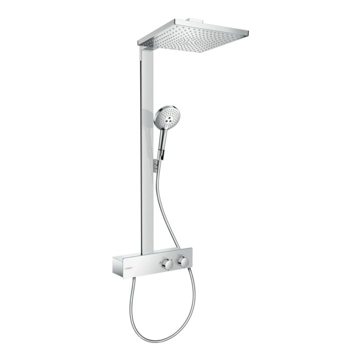 hansgrohe Showerpipe Raindance E 1j, m ShowerTablet 350 Thermostat, chrom