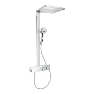 hansgrohe Showerpipe Raindance E 1j, m ShowerTablet 350 Thermostat, chrome