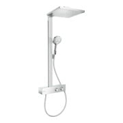 hansgrohe Showerpipe Raindance E 1j, m ShowerTablet 350 Thermostat, chrome