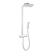 hansgrohe Showerpipe Raindance E avec thermostat, 1 jet, blanc/chrome
