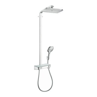 hansgrohe Showerpipe Raindance E mit Thermostat, 1jet, chrom