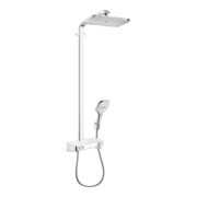 hansgrohe Showerpipe Raindance E mit Thermostat, 1jet, weiß/chrom