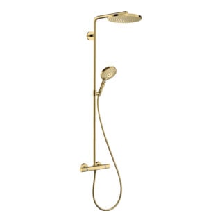 hansgrohe Showerpipe Raindance S 2jet, EcoSm., 8 l/m., pol. gold optic