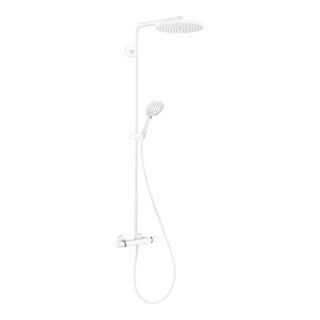 hansgrohe Showerpipe Raindance S 2jets, EcoSmart+, 6 l/min, blanc mat