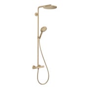 hansgrohe Showerpipe Raindance S 2jets, EcoSmart+, 6 l/min, bronze brossé-1