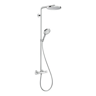 hansgrohe Showerpipe Raindance S 2jets, EcoSmart, 8 l/min, chrome