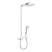 hansgrohe Showerpipe Raindance Select E avec thermostat, 3 jets, blanc/chrome-1