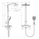 hansgrohe Showerpipe Raindance Select E Thermostat 9 l/min weiß/chrom