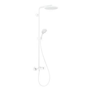 hansgrohe Showerpipe Raindance Select S avec thermostat, 1 jet, blanc mat