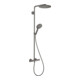 hansgrohe Showerpipe Raindance Select S avec thermostat, 1 jet, chrome noir brossé-1