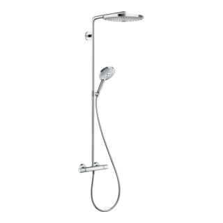 hansgrohe Showerpipe Raindance Select S Brausekopf 300mm, chr, m Thermostat, 2jet