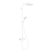 hansgrohe Showerpipe Raindance Select S mit Thermostat, 1jet, mattweiß