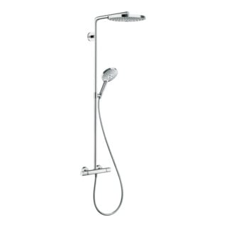 hansgrohe Showerpipe Raindance Select S Tête de douche 240 mm, chr, avec thermostat, 2 jets