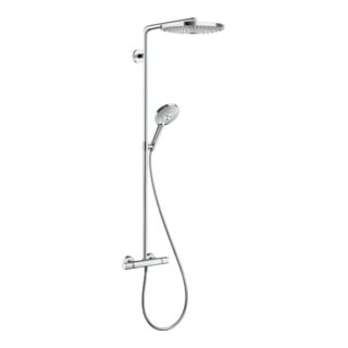 hansgrohe Showerpipe Raindance Select S Tête de douche 300 mm, chr, avec thermostat, 2 jets