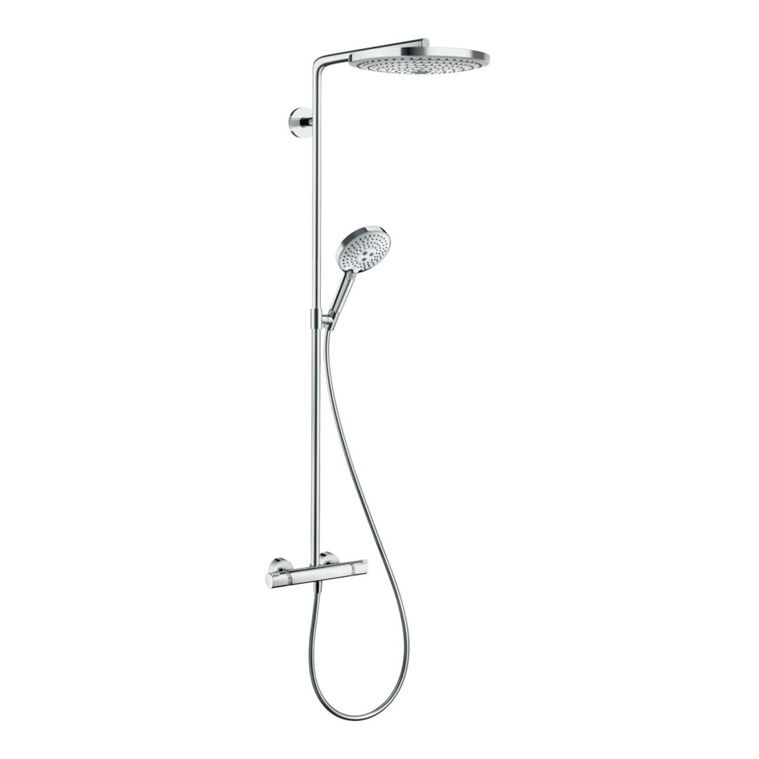 hansgrohe Showerpipe Raindance Select S Tête de douche 300 mm, chr, avec thermostat, 2 jets