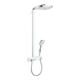hansgrohe Showerpipe Raindance Select E mit Thermostat, 3jet, weiß/chrom-1