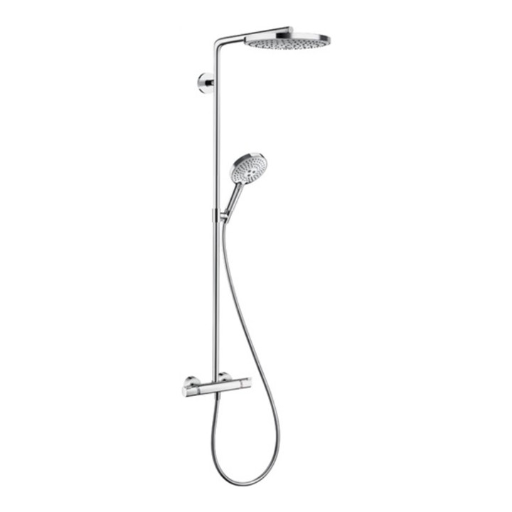 hansgrohe Showerpipe SELECT S 240 2jet RAINDANCE DN 15 weiß/chrom
