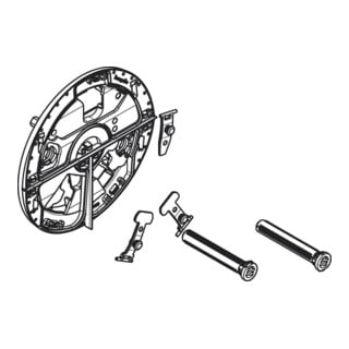 hansgrohe ShowerSelect Trägerrosette S DuoTurn Mischer inkl.Stopfen