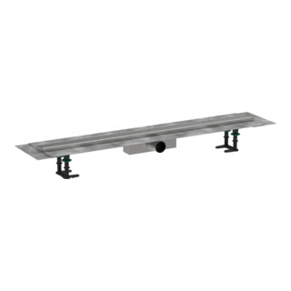 hansgrohe Siphon de douche RainDrain Compact 1000 mm, set, pour installation standard, ES courbé