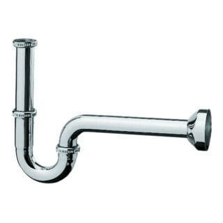 hansgrohe Siphon tubulaire Entrée G 1 1/4, prêt à installer, chrome