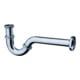 hansgrohe Siphon tubulaire standard Entrée G 1 1/4, pour bidet, chrome-1