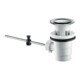 hansgrohe Soupape de vidange en plastique avec plaque mate noire-1