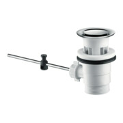 hansgrohe Soupape de vidange en plastique avec plaque mate noire