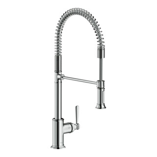 hansgrohe SPT 210 Axor Montreux SemiPr Schwenkbereich 360Grad, Edelstahl-Optik