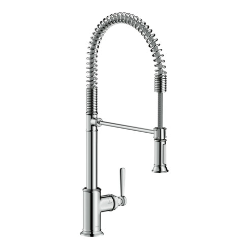 hansgrohe SPT 210 Axor Montreux SemiPr Schwenkbereich 360Grad, Edelstahl-Optik