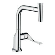 hansgrohe SPT 230 Axor Citterio EcoSm. mit Ausziehbrause, mattschwarz