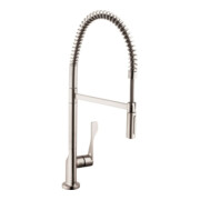 hansgrohe SPT 230 Axor Citterio SemiPr Schwenkbereich 360Grad, Edelstahl-Optik