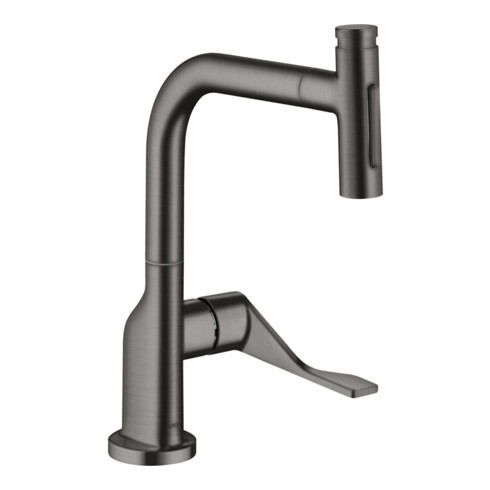 hansgrohe SPT 230 Se 2jet Axor Citterio m Ausziehbr. u. sBox, brush. bla chrome