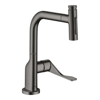 hansgrohe SPT 230 Se 2jet Axor Citterio m Mitigeur extractible et sBox, brossé bleu chrome