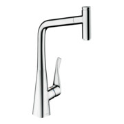 hansgrohe SPT 320 Metris Sel. M71 EcoSm. mit Ausziehbrause, 1jet, chrom