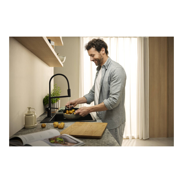 hansgrohe SPT SemP, Talis Se M54 Pow.Sp. 3jet, mattschwarz
