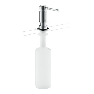 hansgrohe Spülmittelspender EB-Version, Ausl. 91mm, brush. sw chrom