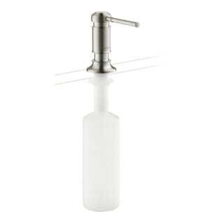 hansgrohe Spülmittelspender EB-Version, Ausl. 91mm, Edelstahl-Optik