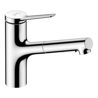 hansgrohe Spültisch-Einhebelmischer 150 Zesis M33 m Ausziehbrause, 2jet, sBox lite, chrom