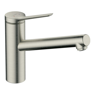 hansgrohe Spültisch-Einhebelmischer 150 Zesis M33 ND, 1jet, Edelstahl finish