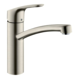 hansgrohe Spültisch-Einhebelmischer 160 Focus M41 1jet, Edelstahl-Optik