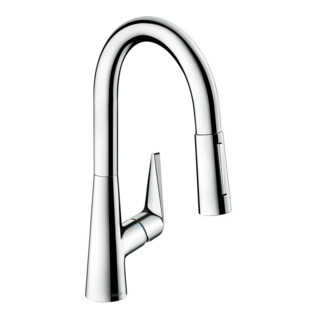 hansgrohe Spültisch-Einhebelmischer 160 Talis M51 mit Ausziehbrause, 2jet, chrom