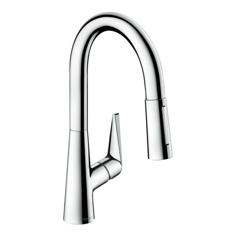 hansgrohe Spültisch-Einhebelmischer 160 Talis M51 mit Ausziehbrause, 2jet, chrom
