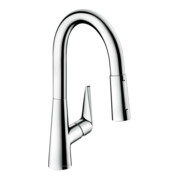 hansgrohe Spültisch-Einhebelmischer 160 Talis M51 mit Ausziehbrause, 2jet, chrom