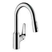 hansgrohe Spültisch-Einhebelmischer 180 Focus M42 mit Ausziehbrause, 2jet, chrom-3