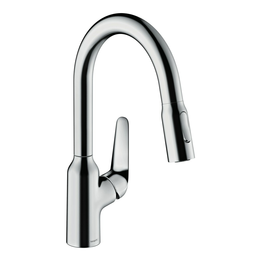 hansgrohe Spültisch-Einhebelmischer 180 Focus M42 mit Ausziehbrause, 2jet, chrom