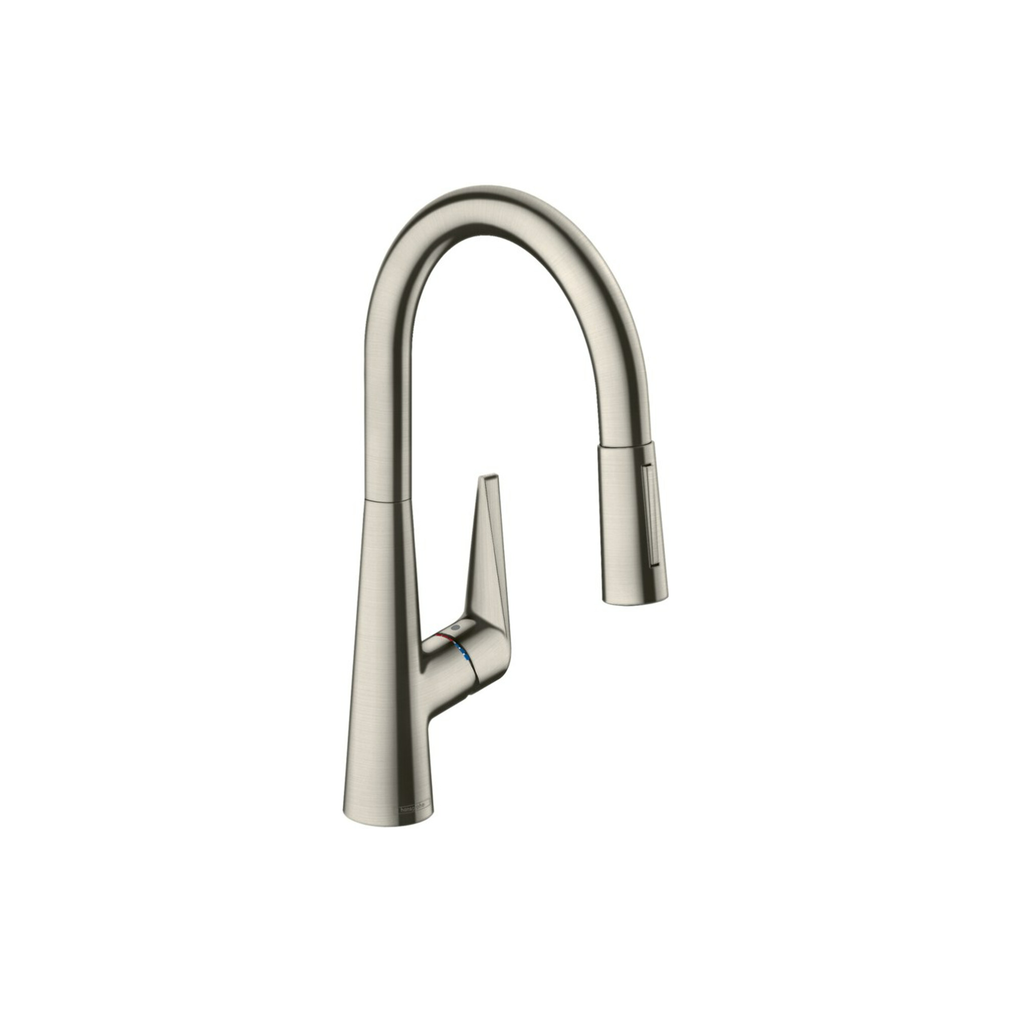 hansgrohe Spültisch-Einhebelmischer 200 Talis M51 EcoSmart m Ausz-br, 2jet, 4,7 l/m., Edelstahl-Optik