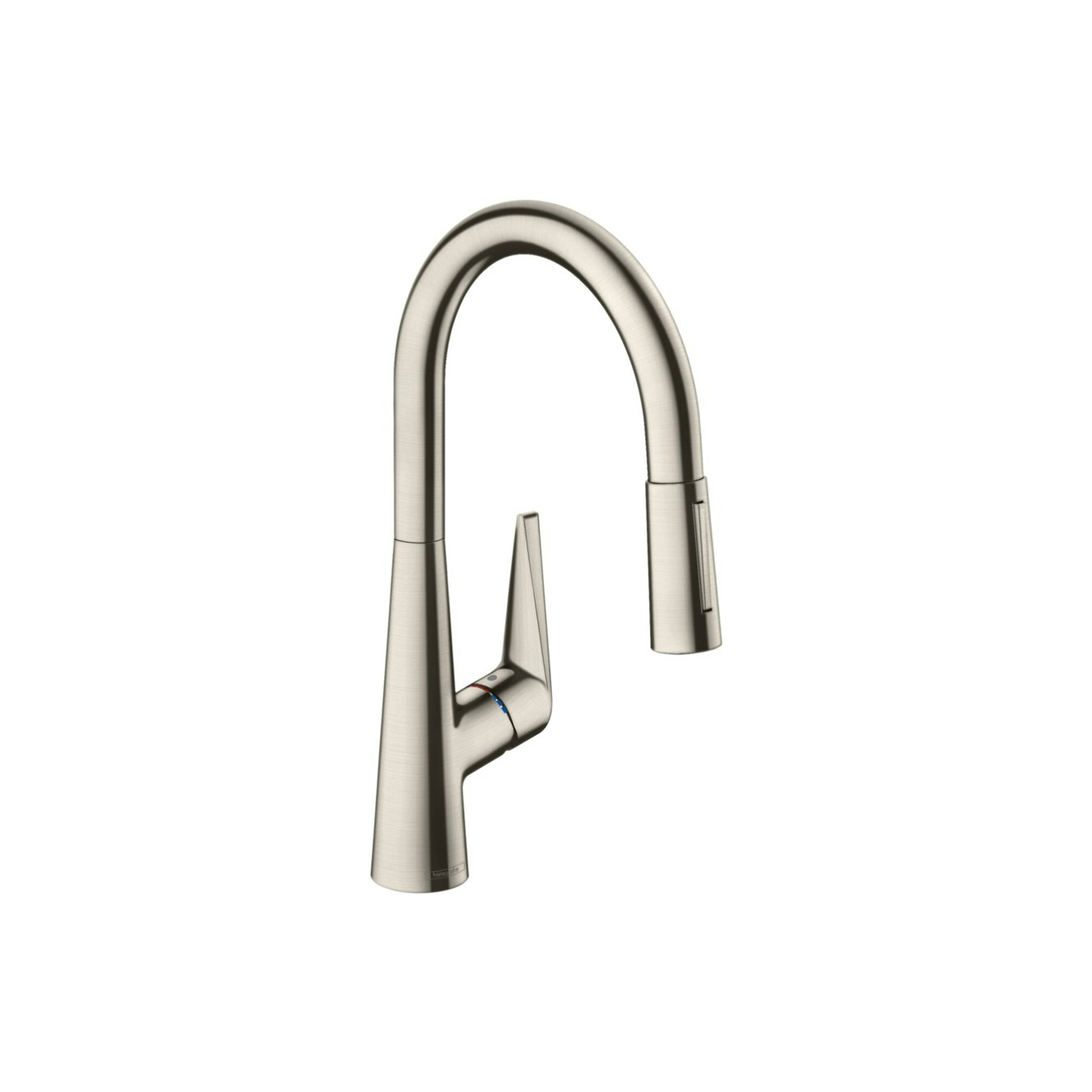hansgrohe Spültisch-Einhebelmischer 200 Talis M51 m Ausziehbr., 2jet, sBox, Edelstahl-Optik