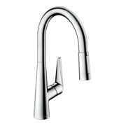 hansgrohe Spültisch-Einhebelmischer 200 Talis M51 mit Ausziehbrause, 2jet, sBox, chrom