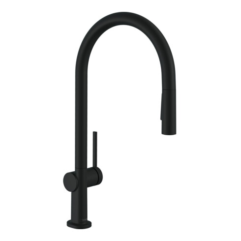 hansgrohe Spültisch-Einhebelmischer 210 Talis M54 EcoSmart mit Ausziehbrause, 2jet, mattschwarz